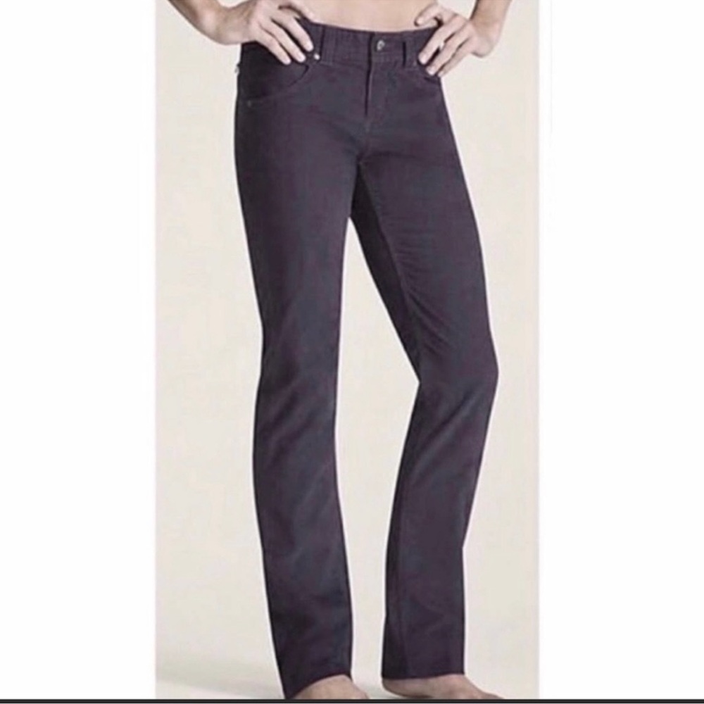 Athleta Frontier Cord Corduroy Pants Gray Size 4 T Corduroy pants Straight